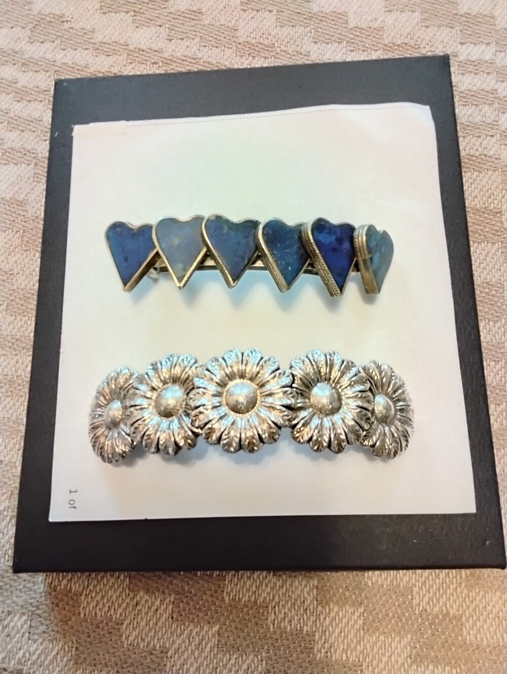 Set Of 2 Barrette/Hair Clips Made In France